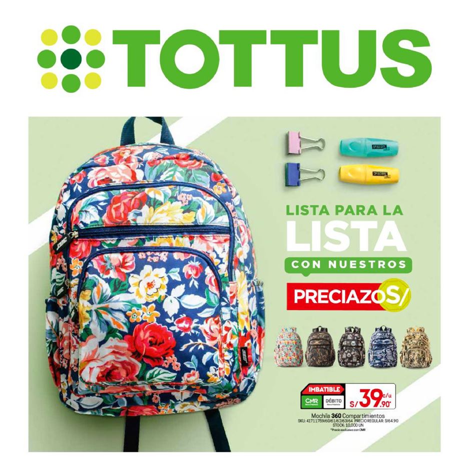 tottus mochilas escolares 2020